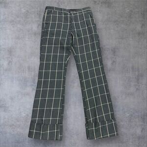 Vintage Tommy Hilfiger Pants Womens 7‎ Hampton Trouser Gray Plaid Trouser 1999